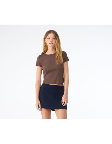 BEL-1010-Womens Micro Rib Baby Tee